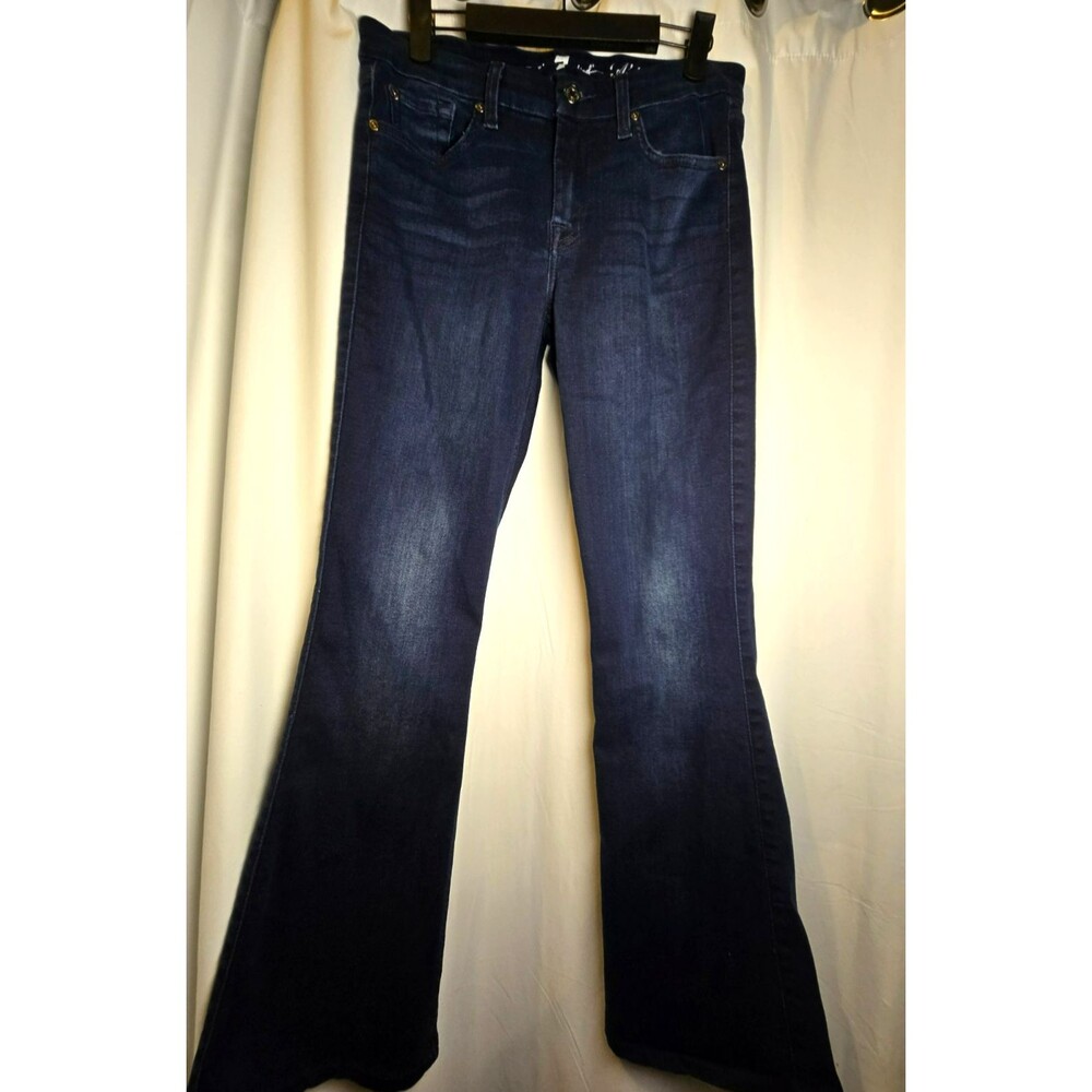 7 For All Mankind 'A' Pocket Bootcut Jeans Dark Wash Size 28